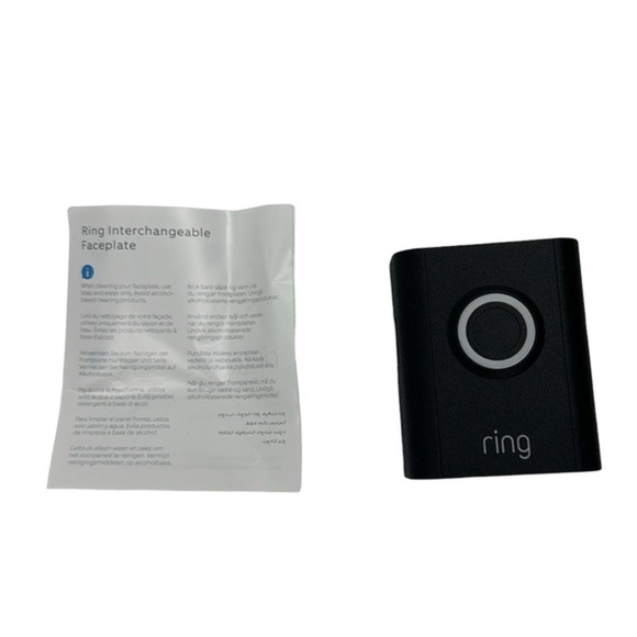 Sleek Smooth Black Interchangeable ring Faceplate for‎ Ultimate Style - Picture 2 of 5